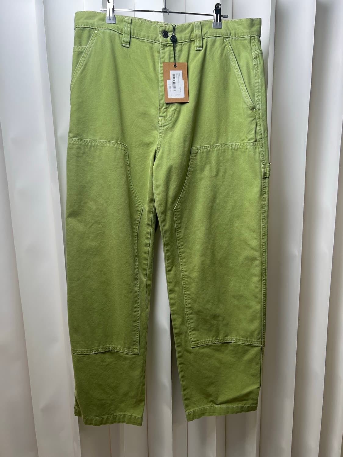 스투시 워시드 캔버스 워크 팬츠 라임. 새상품 32사이즈 상품이미지6