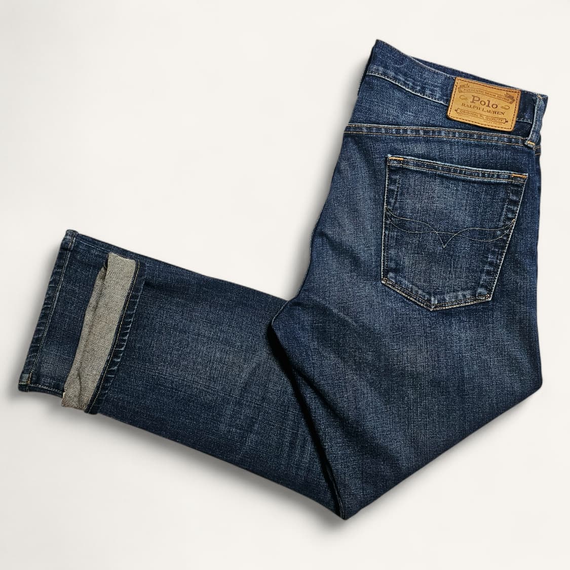 [32][폴로 랄프로렌] 햄튼 릴렉스 스트레이트 셀비지 데님 상품이미지3