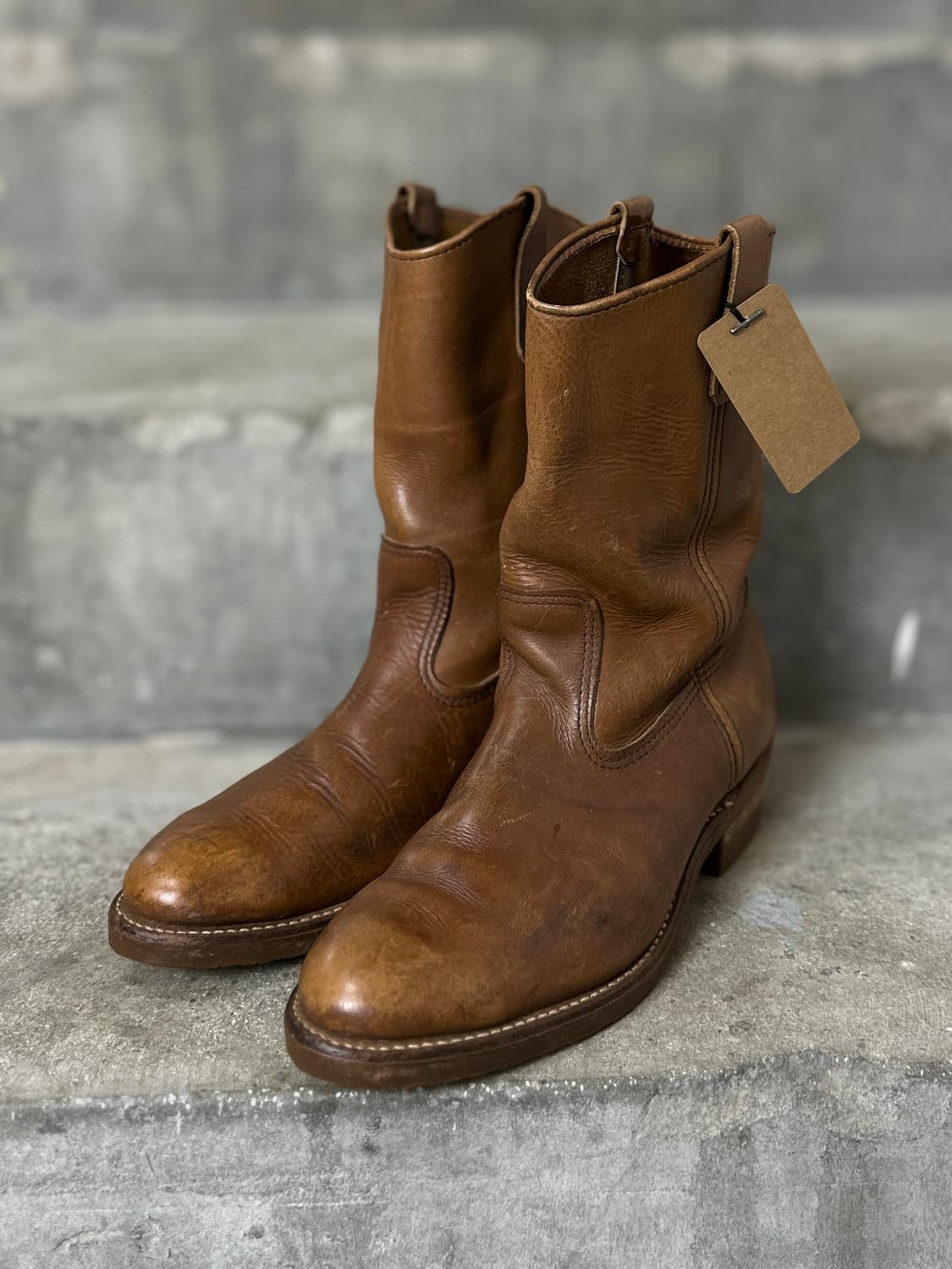 90's USA Made 레드윙 페코스 웨스턴 부츠 상품이미지1