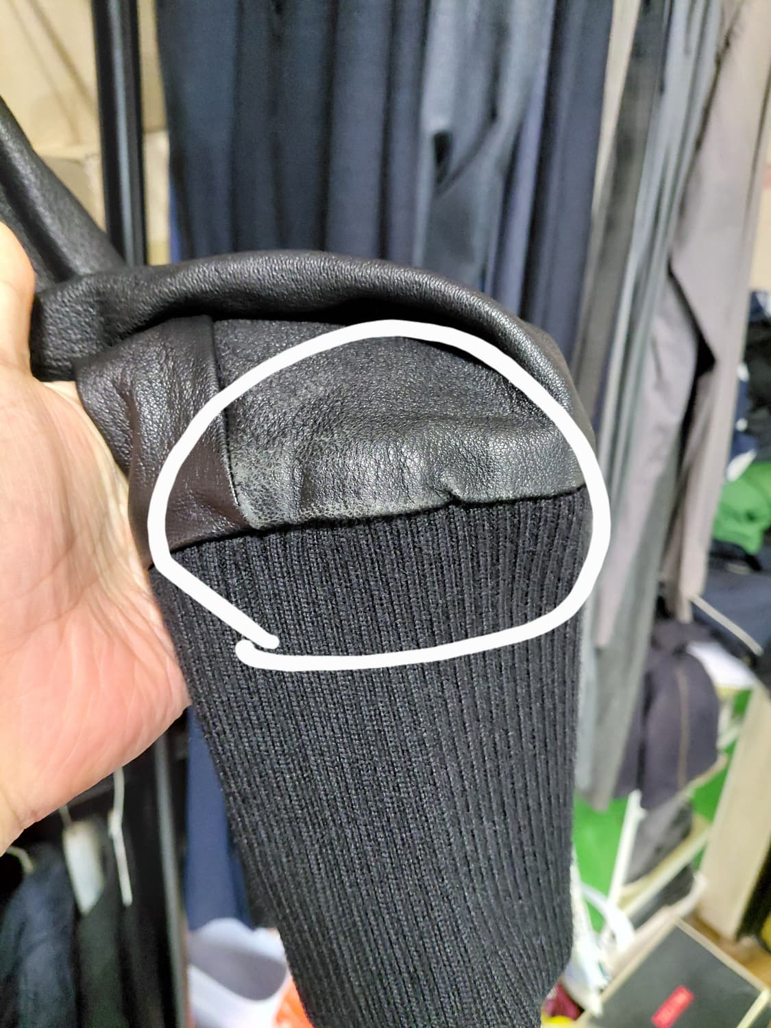 [solov]추동용 바시티 패딩 자켓 XL(100~슬림105)사이즈 상품이미지10