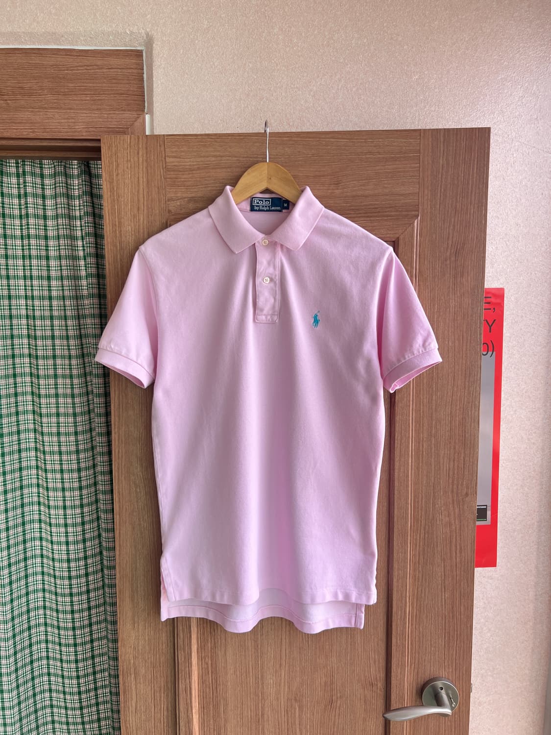 폴로 랄프로렌 핑크 반팔 카라티 m 상품이미지2