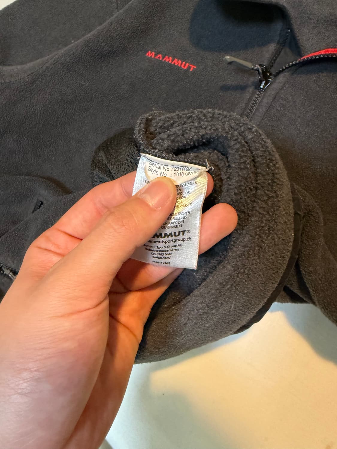 마무트 폴라텍 플리스 집업 자켓 딥 차콜 블랙 상품이미지7