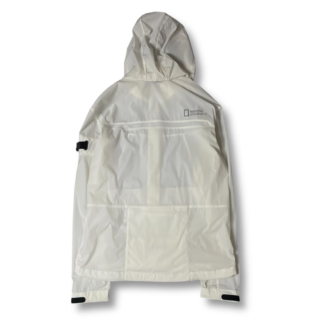 내셔널지오그래픽 화이트 바람막이 M 상품이미지2