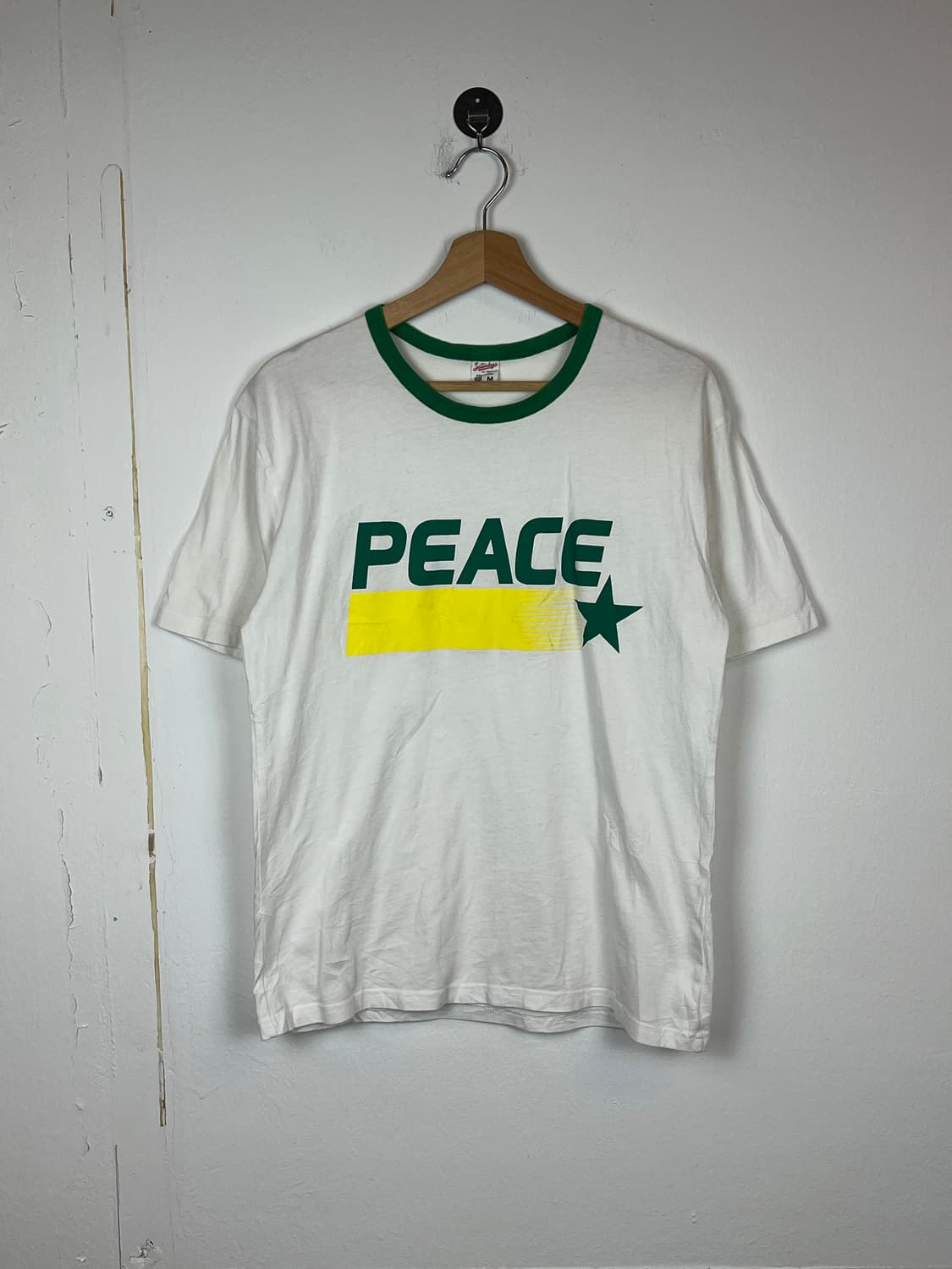 Saturdays NYC PEACE 링거 티셔츠 M 상품이미지1