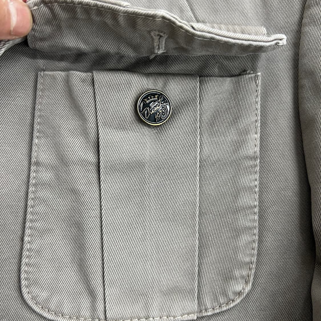 Diesel 디젤 밀리터리 코튼 블레이저 자켓 M 상품이미지9