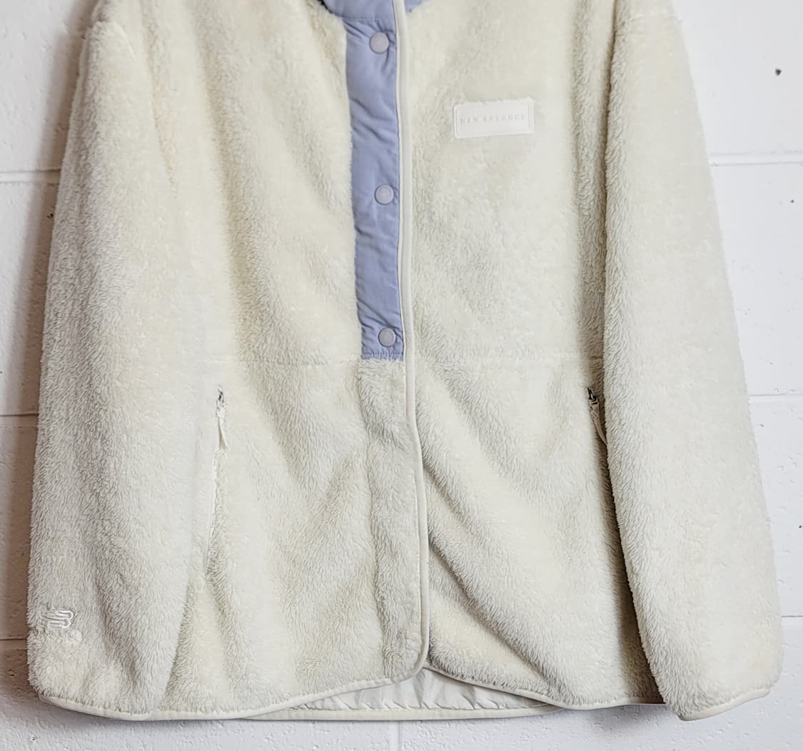 뉴발란스(여성용) 퍼플리스 하이넥 후리스자켓 판매 상품이미지5