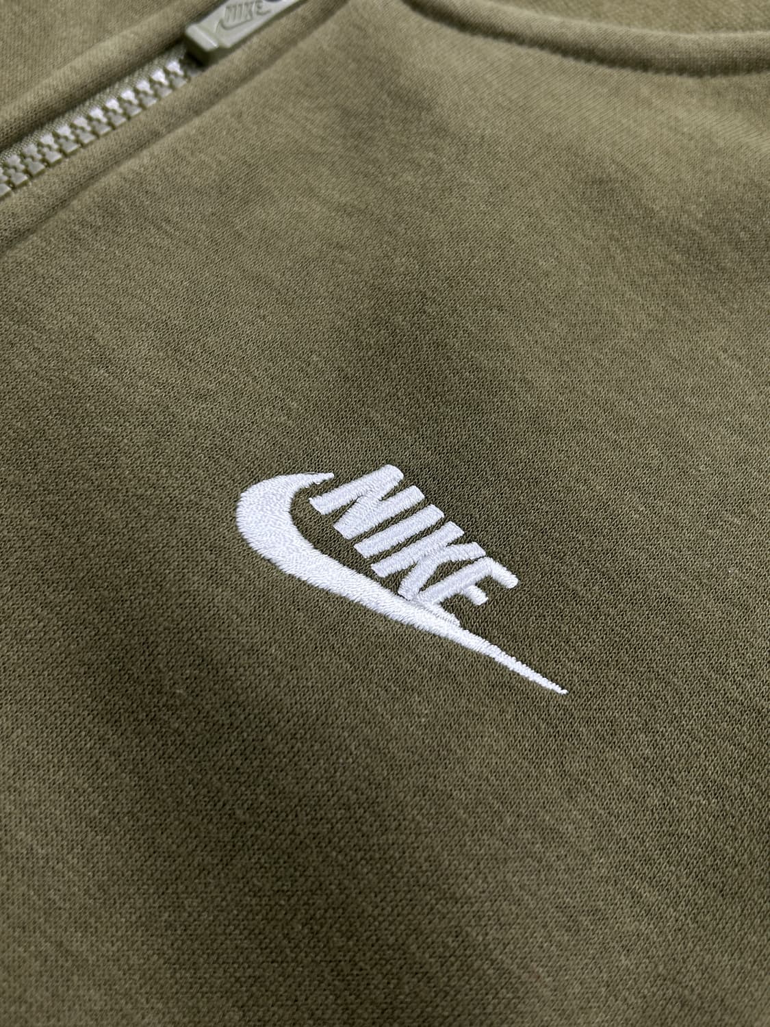 나이키 네이비 카키 배색 자켓 져지 M  상품이미지5