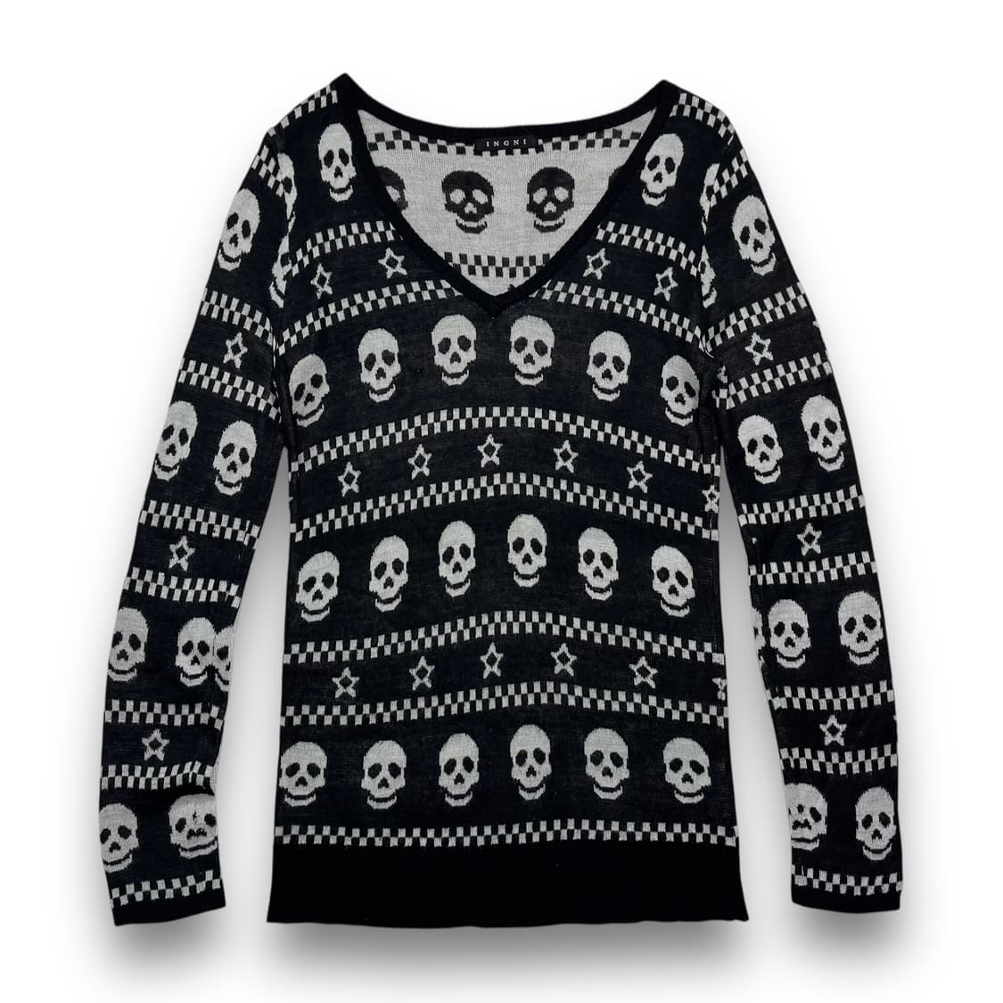 INGNI Skull Star Patterned Knitwear 상품이미지1
