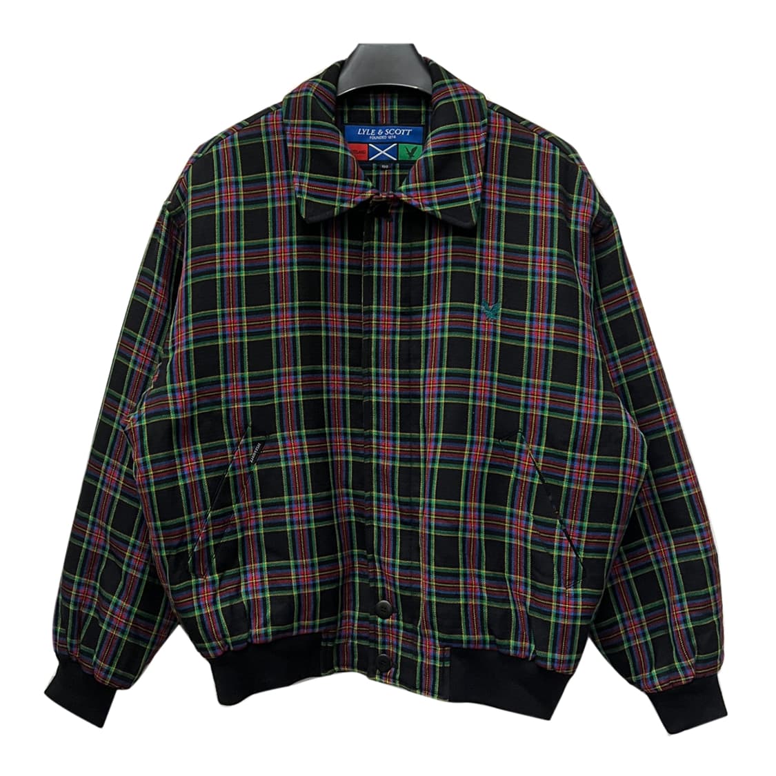 00s 라일앤스코트 울 타탄 체크 블루종 자켓 100 상품이미지1