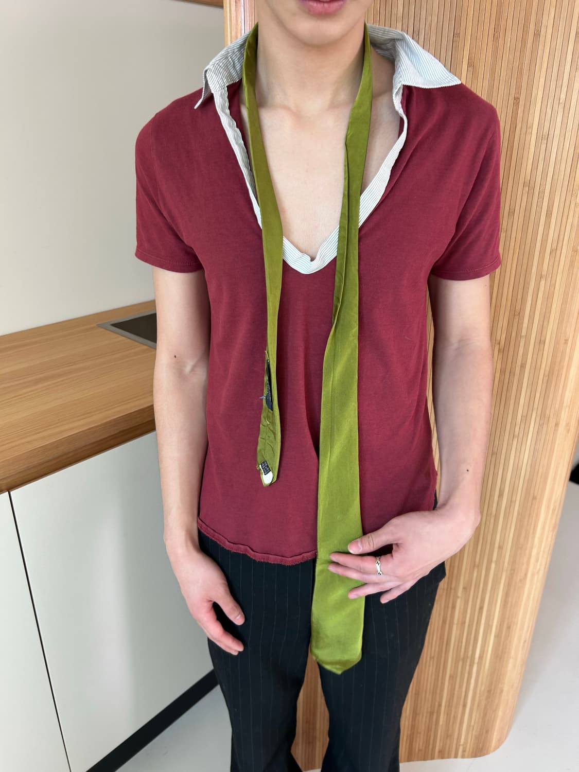 셔츠 카라 반팔티 상품이미지1