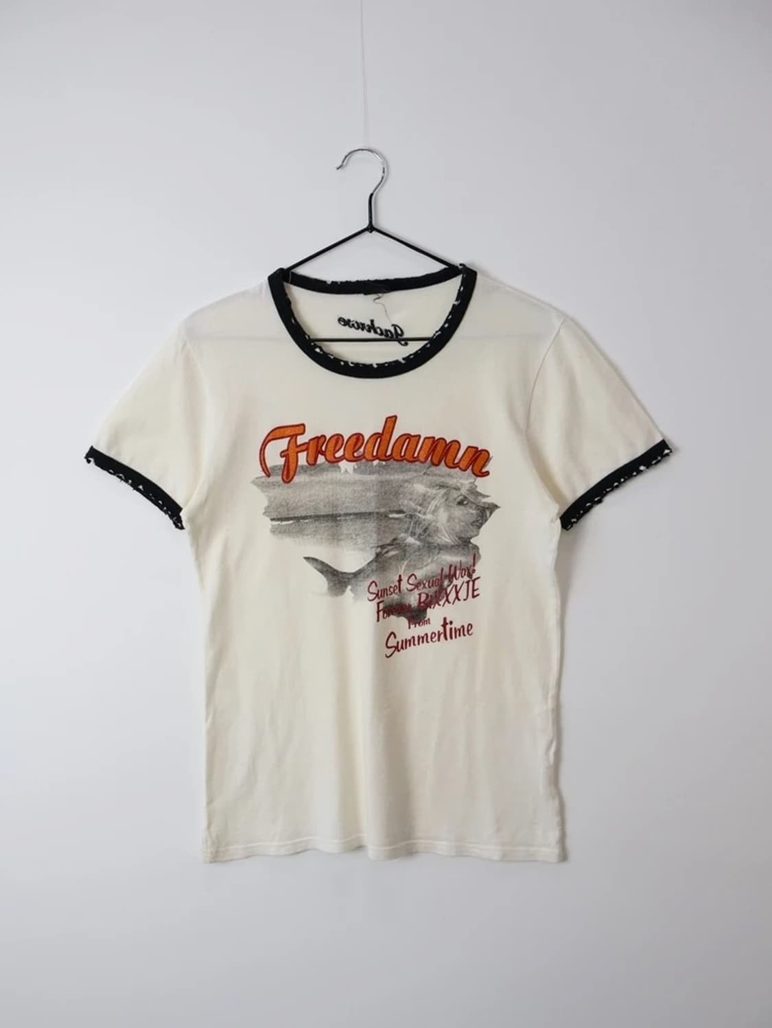 Jackrose Freedamn Graphic Ringer Tee 상품이미지3