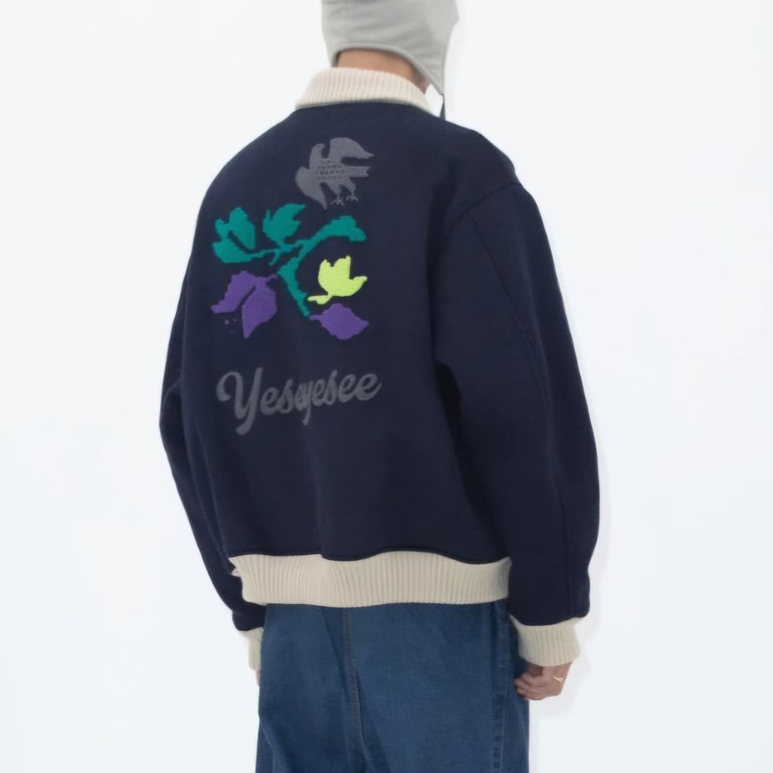 예스아이씨 플로럴 바시티 자켓 / 남성 자켓/ 남성 점퍼 상품이미지1