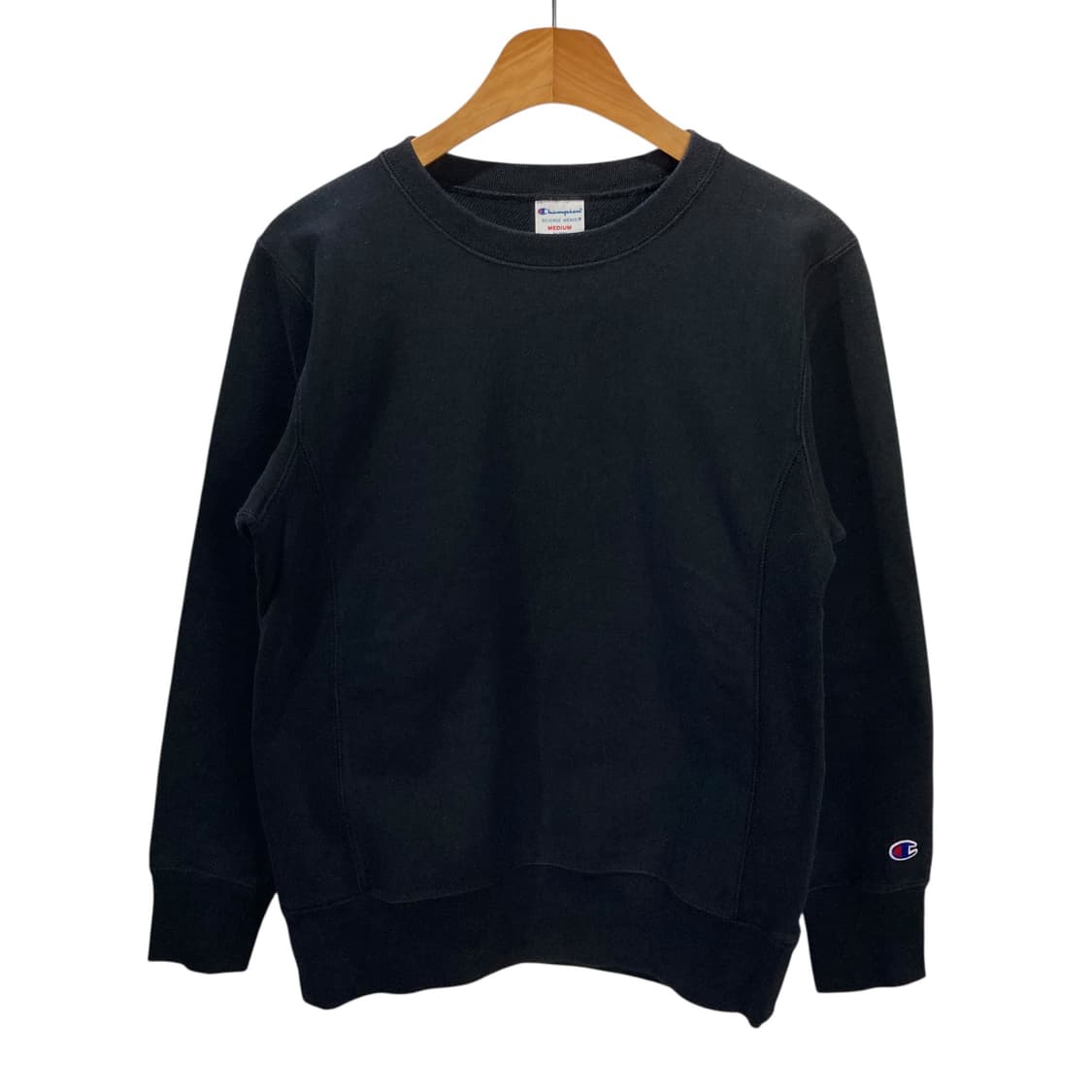 챔피온 블랙 맨투맨 상품이미지2