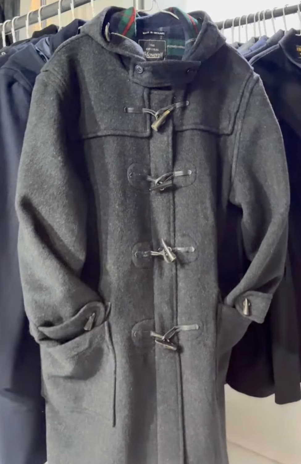 글로버올 더플코트 그레이 상품이미지1