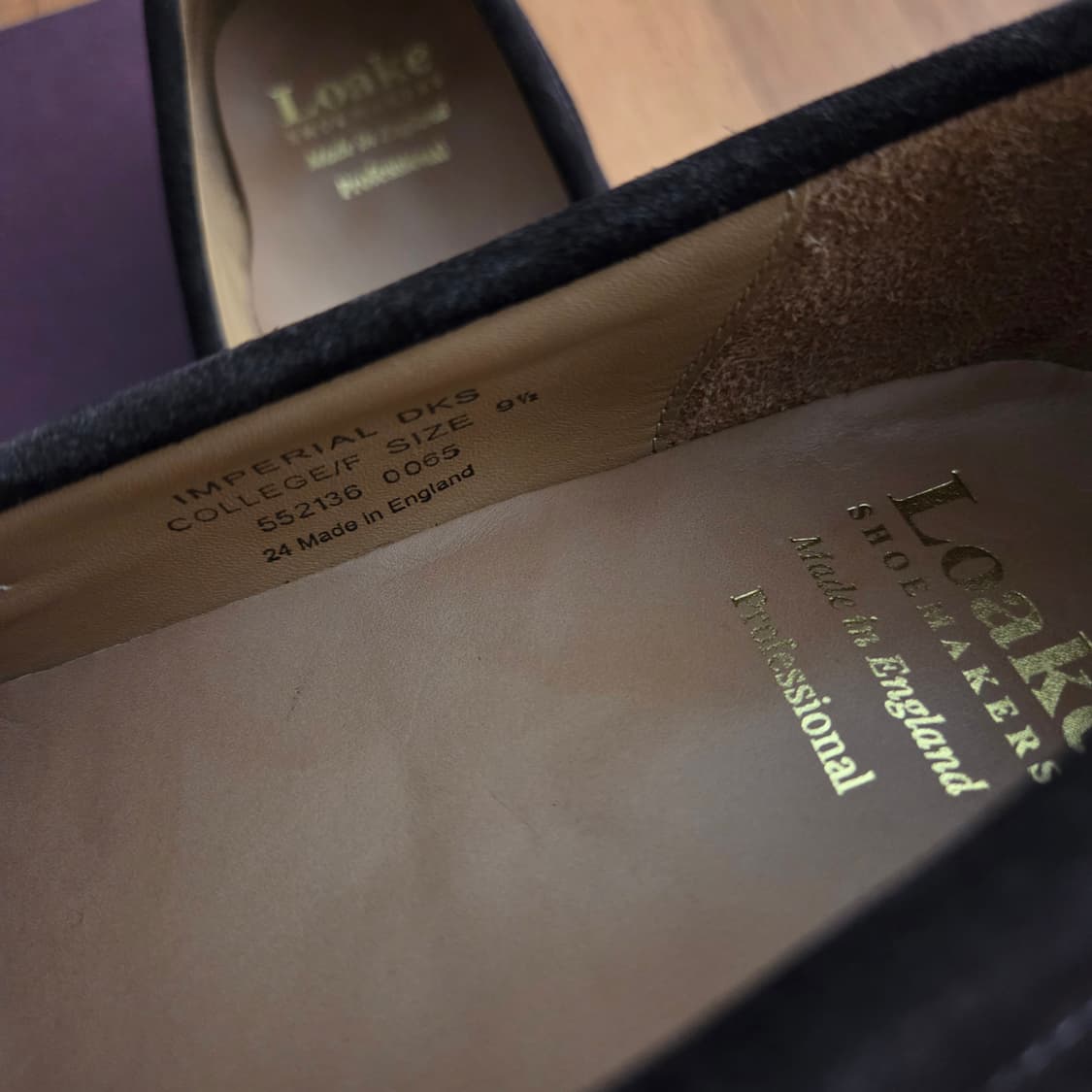 로크 임페리얼 다크브라운 스웨이드 UK9.5사이즈 상품이미지3