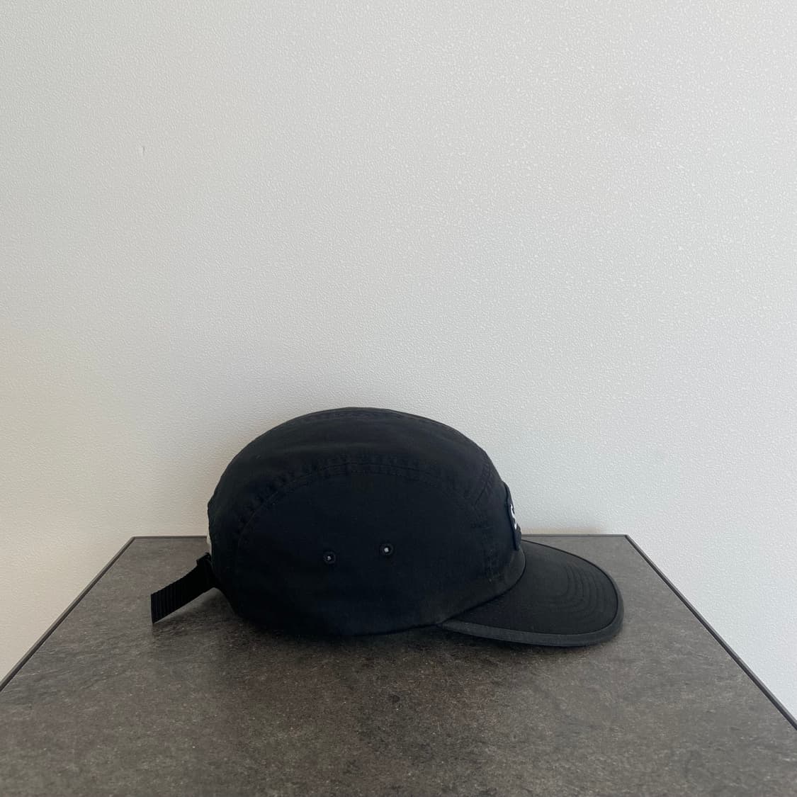 슈프림 워시드 블랙 박스로고 캠프캡 모자 상품이미지3