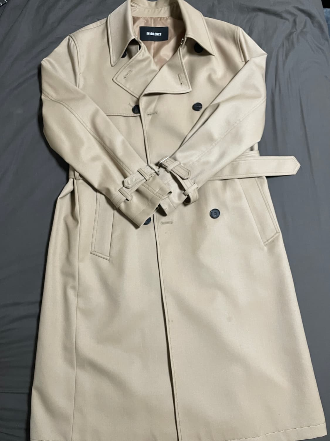 인사일런스 슬로시 울 트렌치코트 상품이미지1