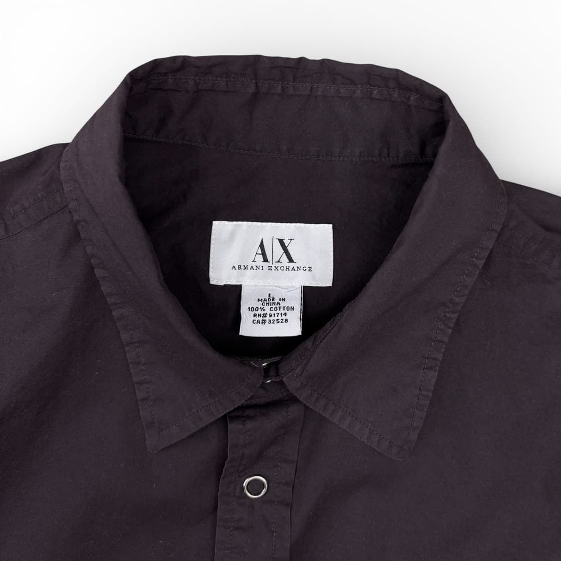90's 아르마니 익스체인지 투웨이 셔츠 상품이미지4