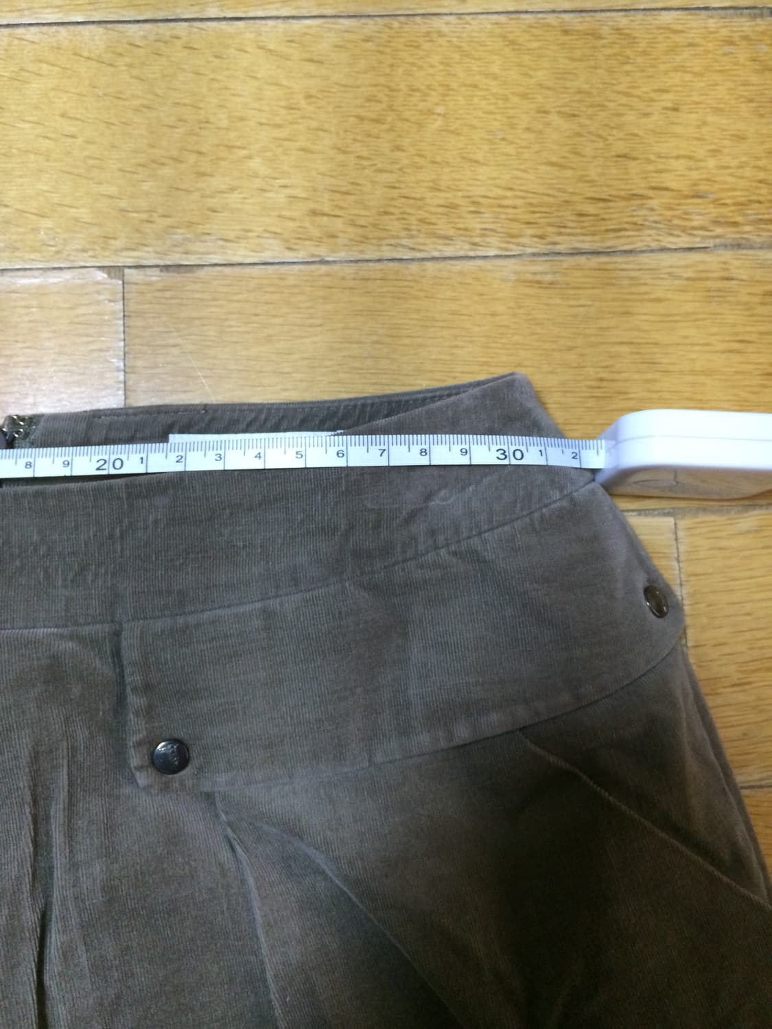 일본빈티지 Truttrussardi 하구미모리걸 보헤미안 핀턱미디스커트 상품이미지3