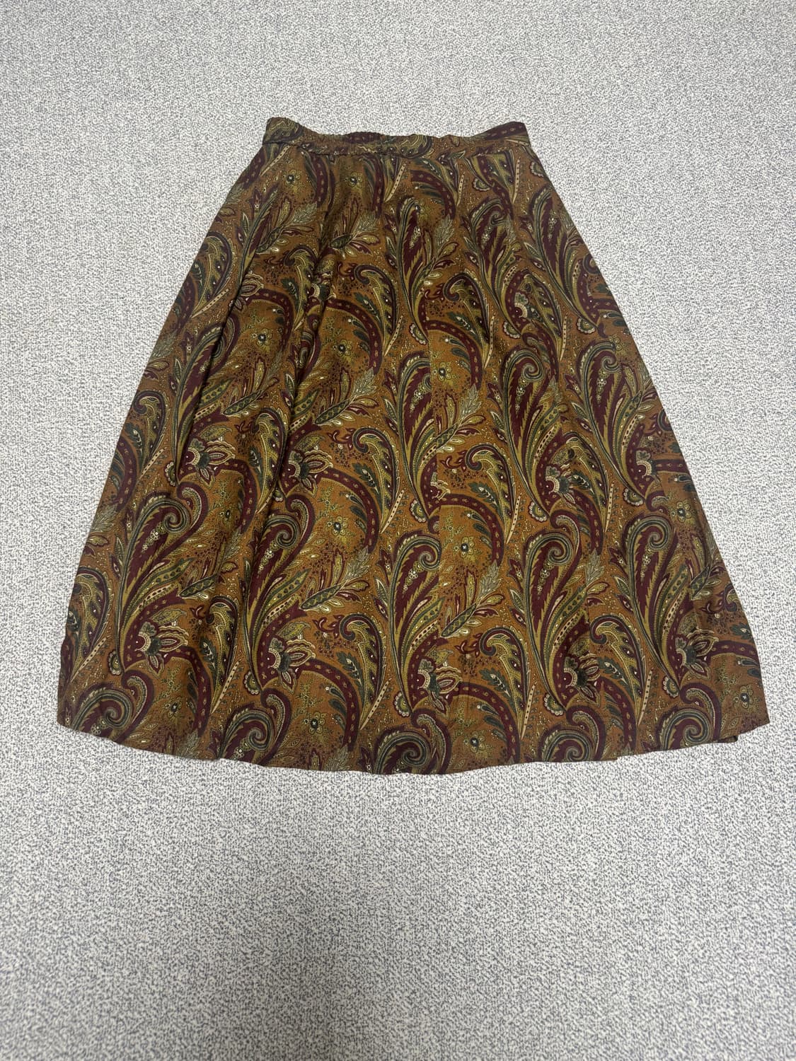 •Japanese vintage 페이즐리 패턴 롱 스커트 상품이미지1