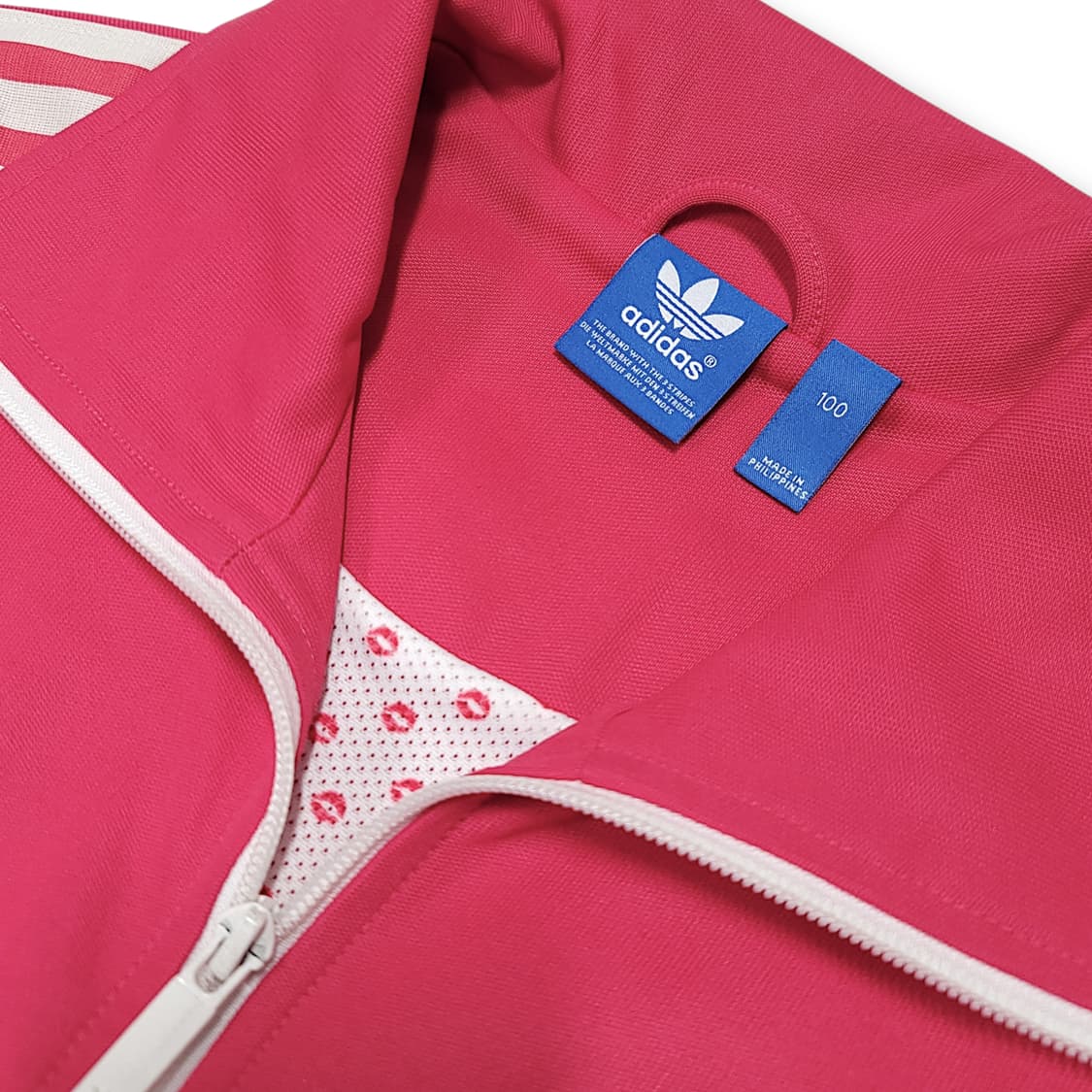 [100] 아디다스 핑크&화이트라인 우먼 립스 유로파 트랙탑 져지 상품이미지5