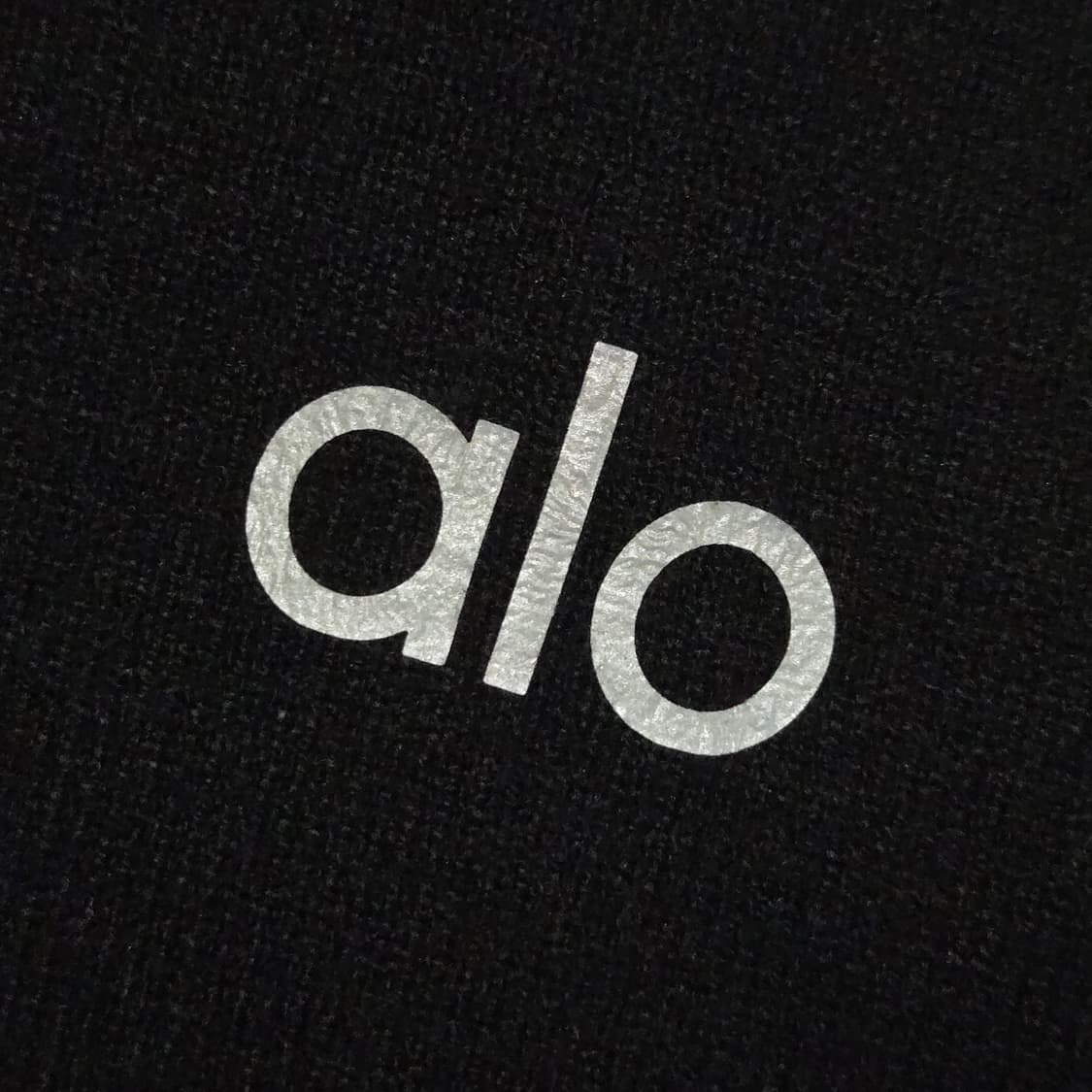 알로 블랙 니트 스카치로고 셋업 (새상품) 상품이미지3