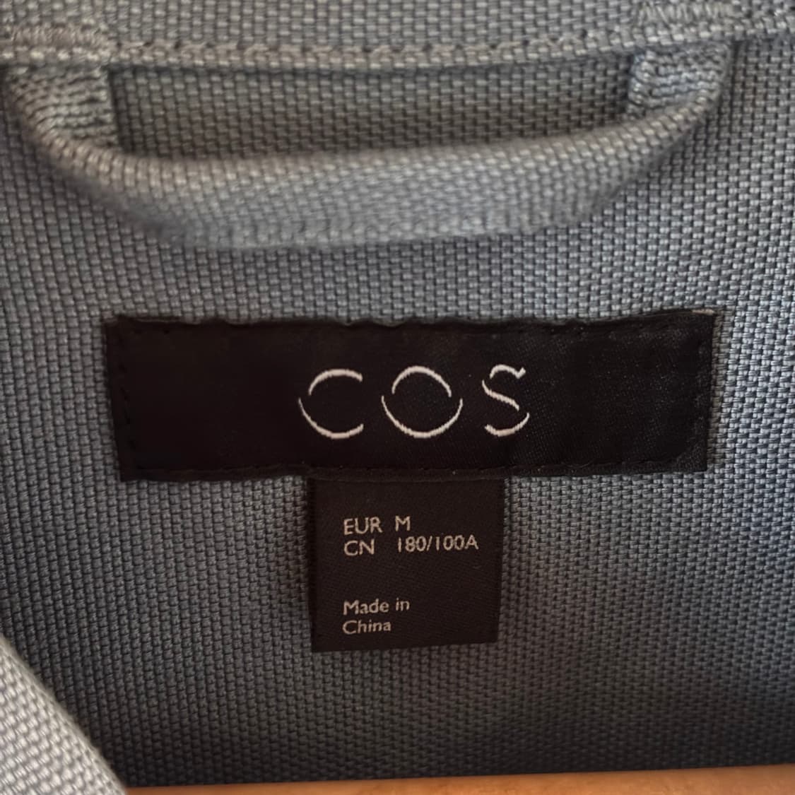 COS 코스 M 박스핏 셔츠형 자켓 루즈핏 블루 그레이 상품이미지8