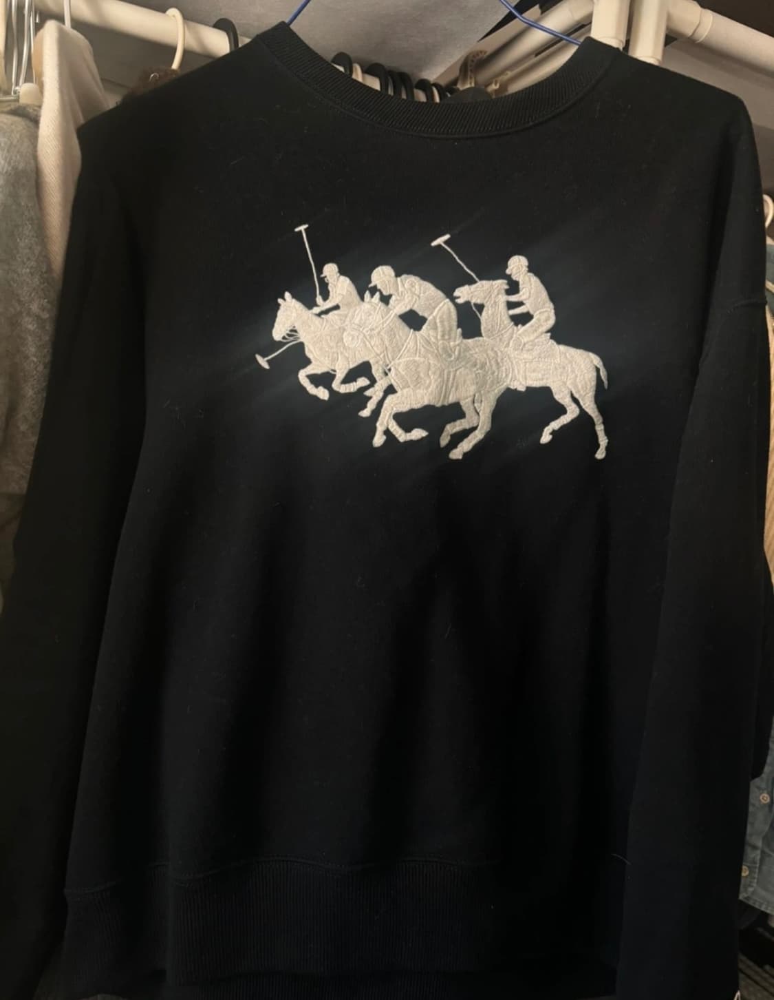 정품 폴로랄프로렌 빅포니 블랙 맨투맨 상품이미지1