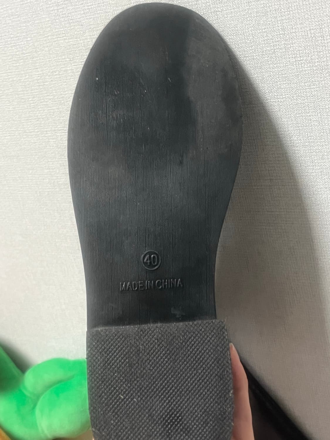 미사용 | 3cm굽 250 롱부츠 상품이미지8