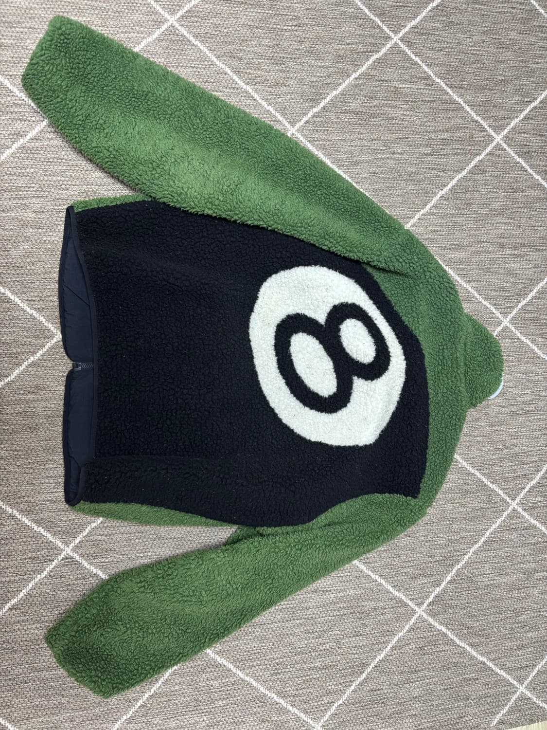 스투시 8볼 쉐르파 자켓 그린 상품이미지2