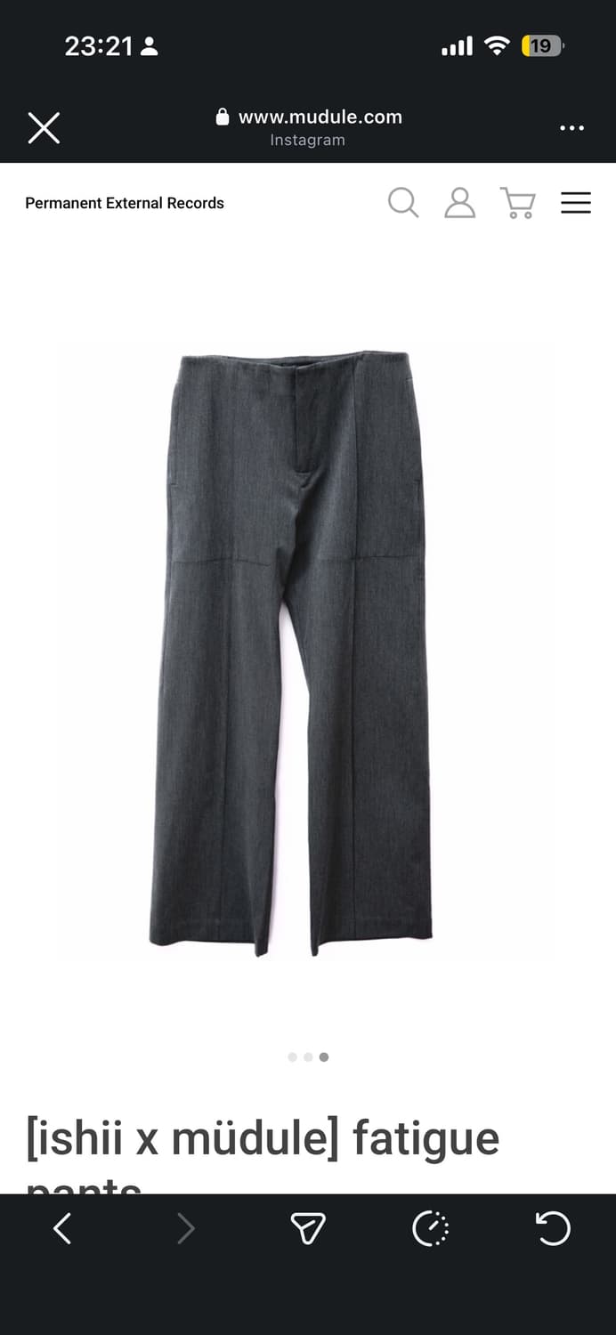 [ishii x müdule] fatigue pants 상품이미지4