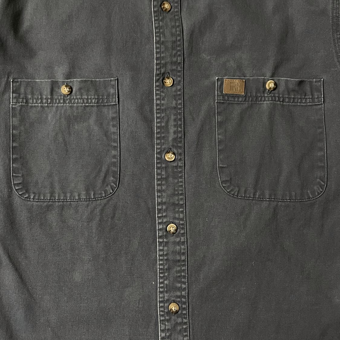 WRANGLER 랭글러 RIGGS 빈티지 네이비 코튼 셔츠 A00380 상품이미지3