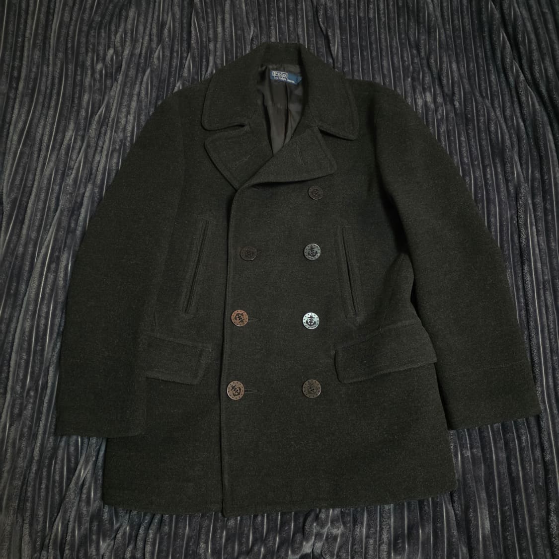 폴로 울100 아카데미 피코트 블랙 L(105) 상품이미지1