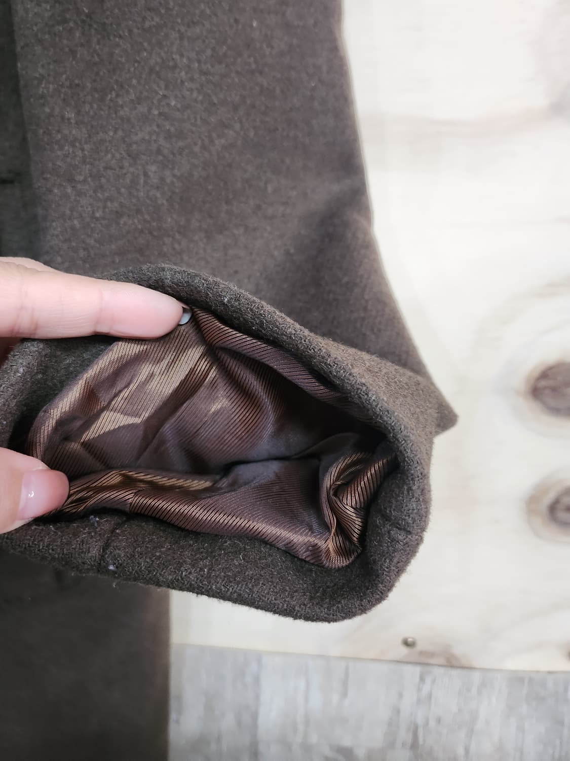 216) 플라스틱아일랜드 더블버튼 코트 상품이미지4