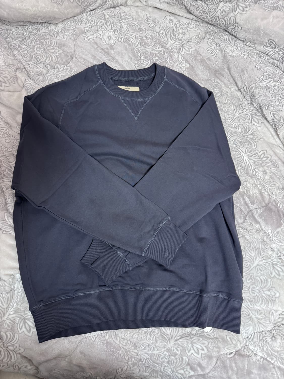 포터리 컴포트 스웻 셔츠 차콜 2 새상품 상품이미지1