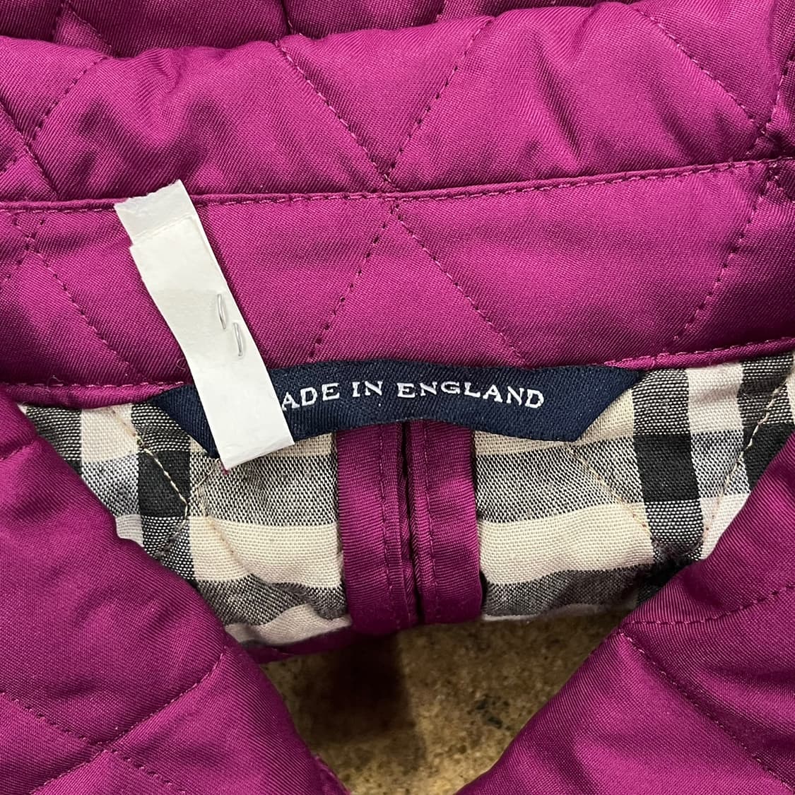 [정품] 버버리 퍼플 퀼팅 자켓 b19 상품이미지5