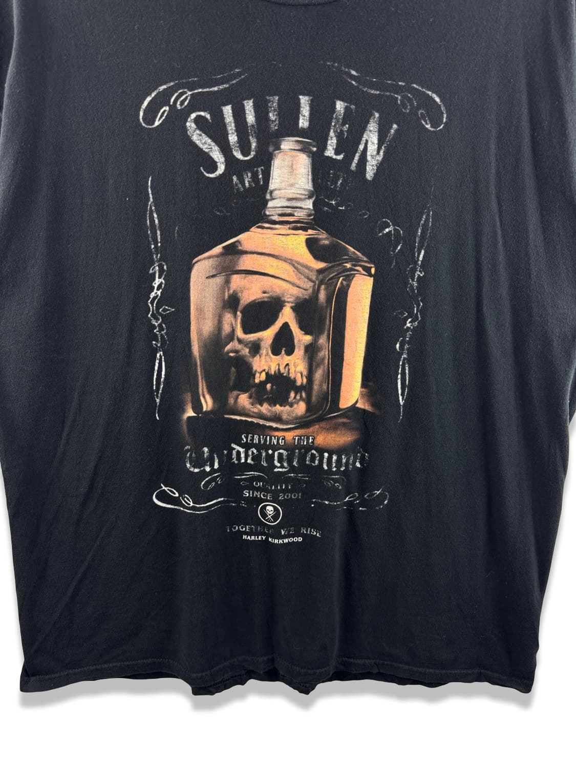 USA Sullen 스컬 위스키 그래픽 티셔츠3436 상품이미지3
