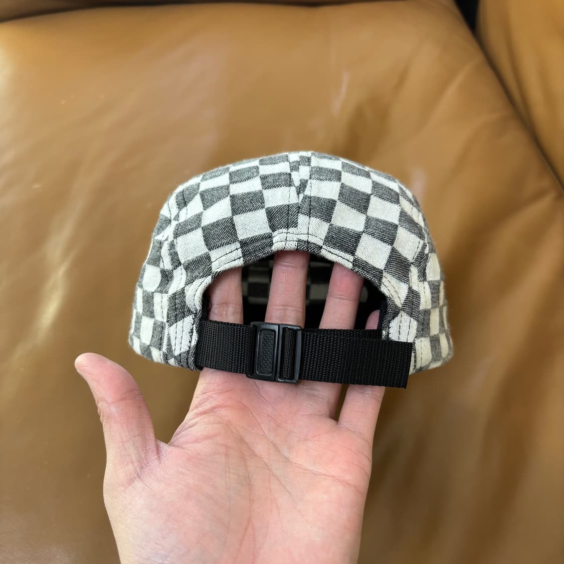 슈프림 캠프캡 모자 박스로고 체커보드 상품이미지7