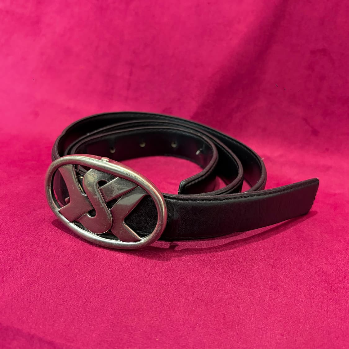 입생로랑 실버 로고 벨트 상품이미지2