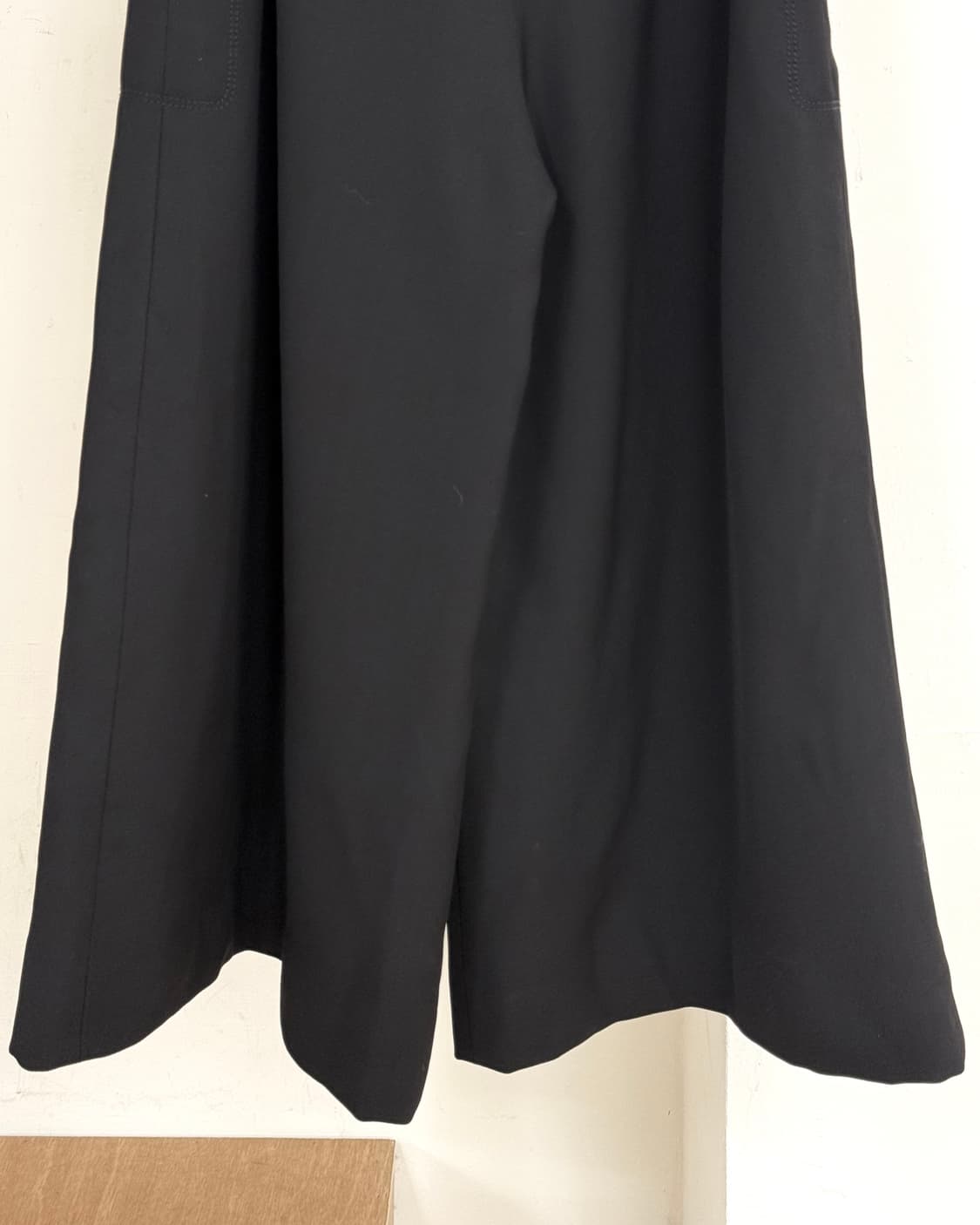 아크네 스튜디오 블랙 와이드레그 벨트 트라우저  상품이미지6