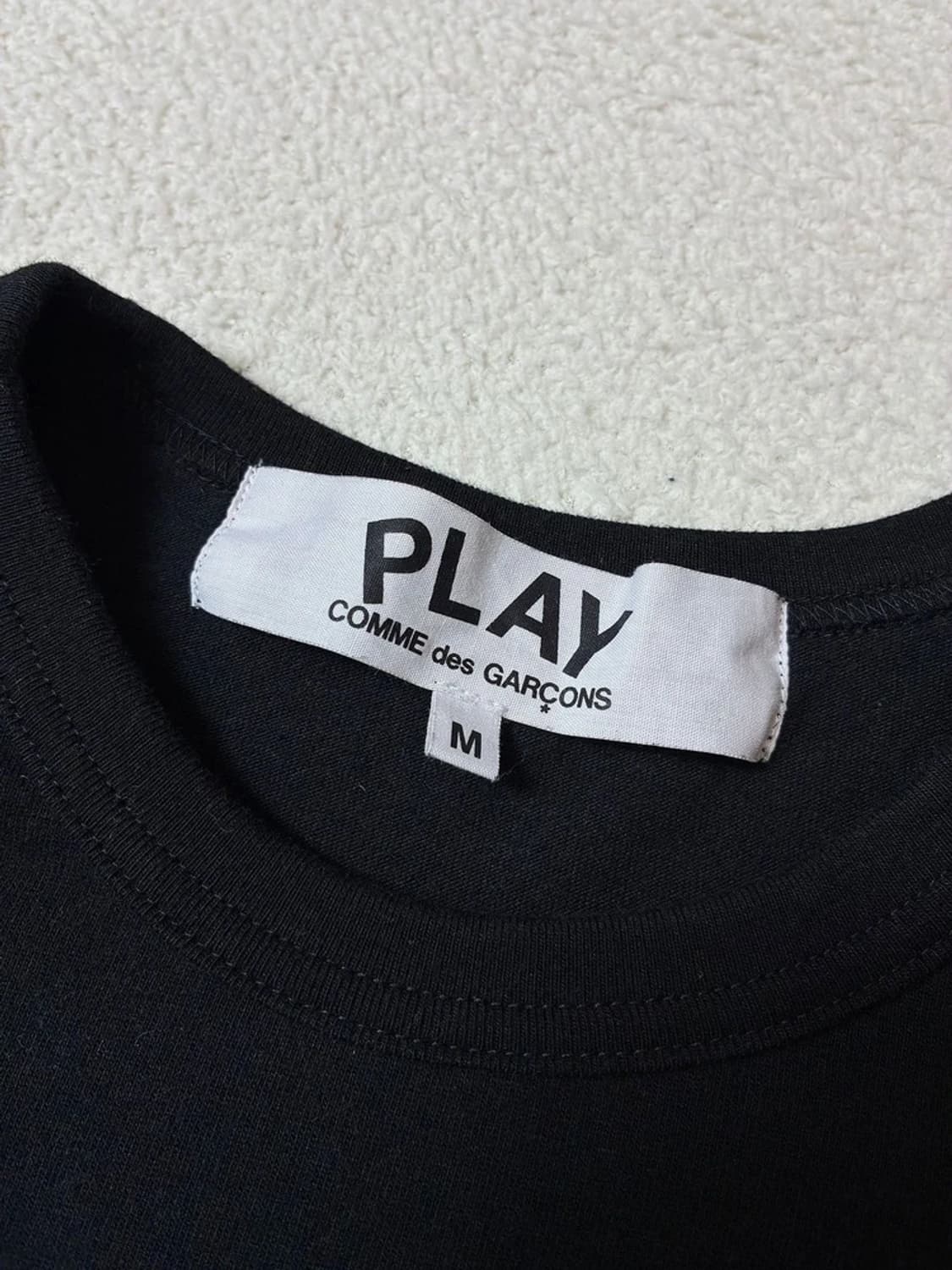 꼼데가르송 리틀 레드 하트 롱슬리브 티셔츠 PN7307 상품이미지6