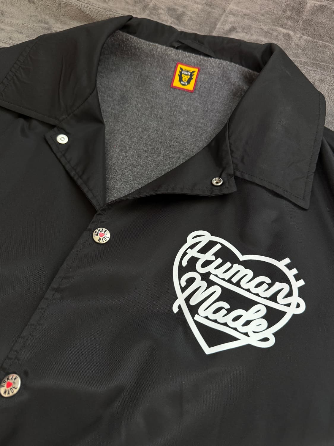 휴먼메이드 코치자켓 블랙 상품이미지2