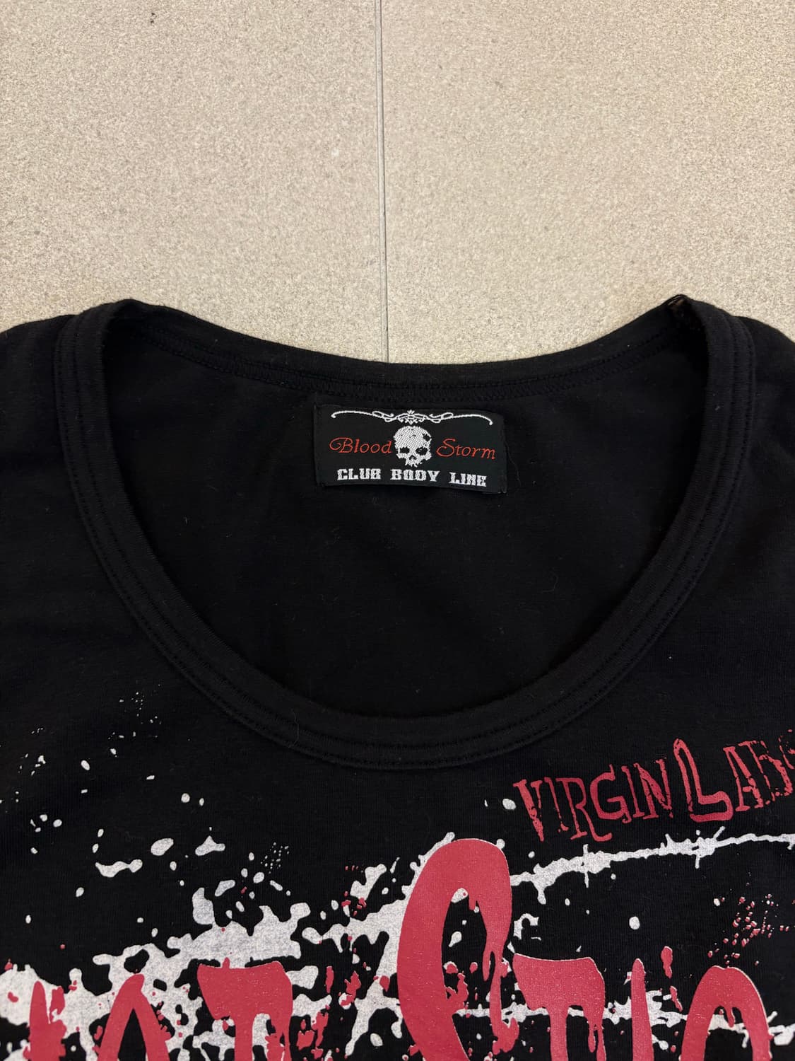 블러드 스톤 해골 롱슬리브 상품이미지3