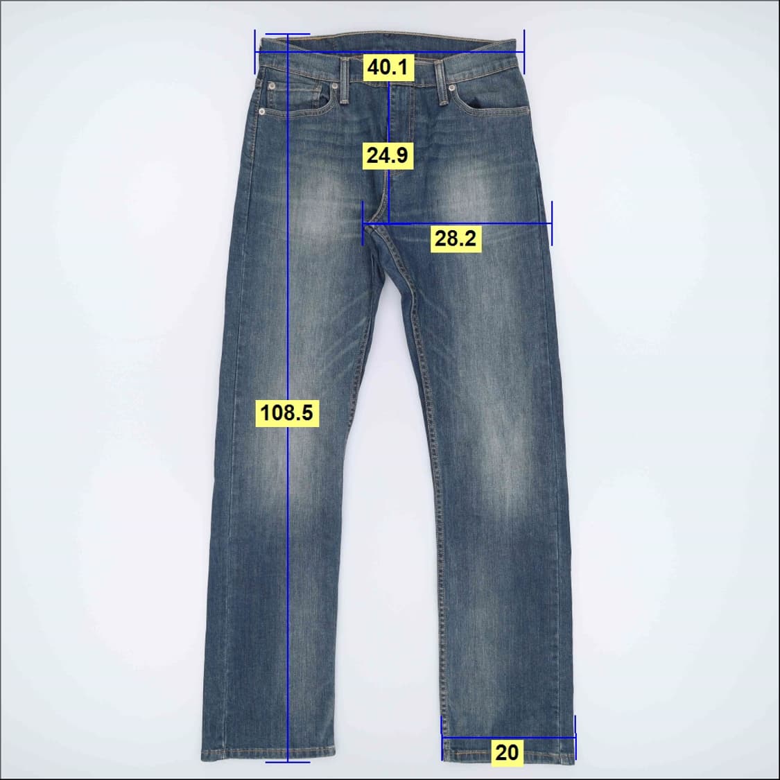 W29L32 리바이스 514 데님팬츠 0409H1 상품이미지7