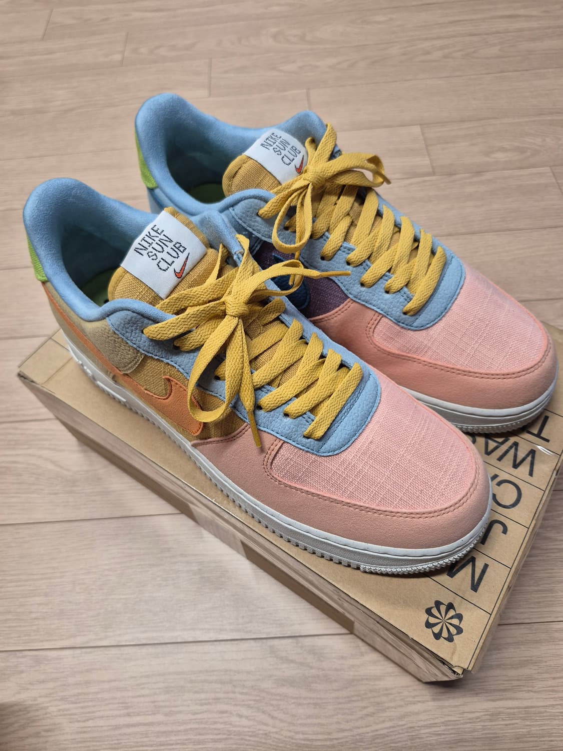 나이키 에어포스 1 '07 LV8 넥스트 네이쳐 썬 클럽 핑크/블루 상품이미지2