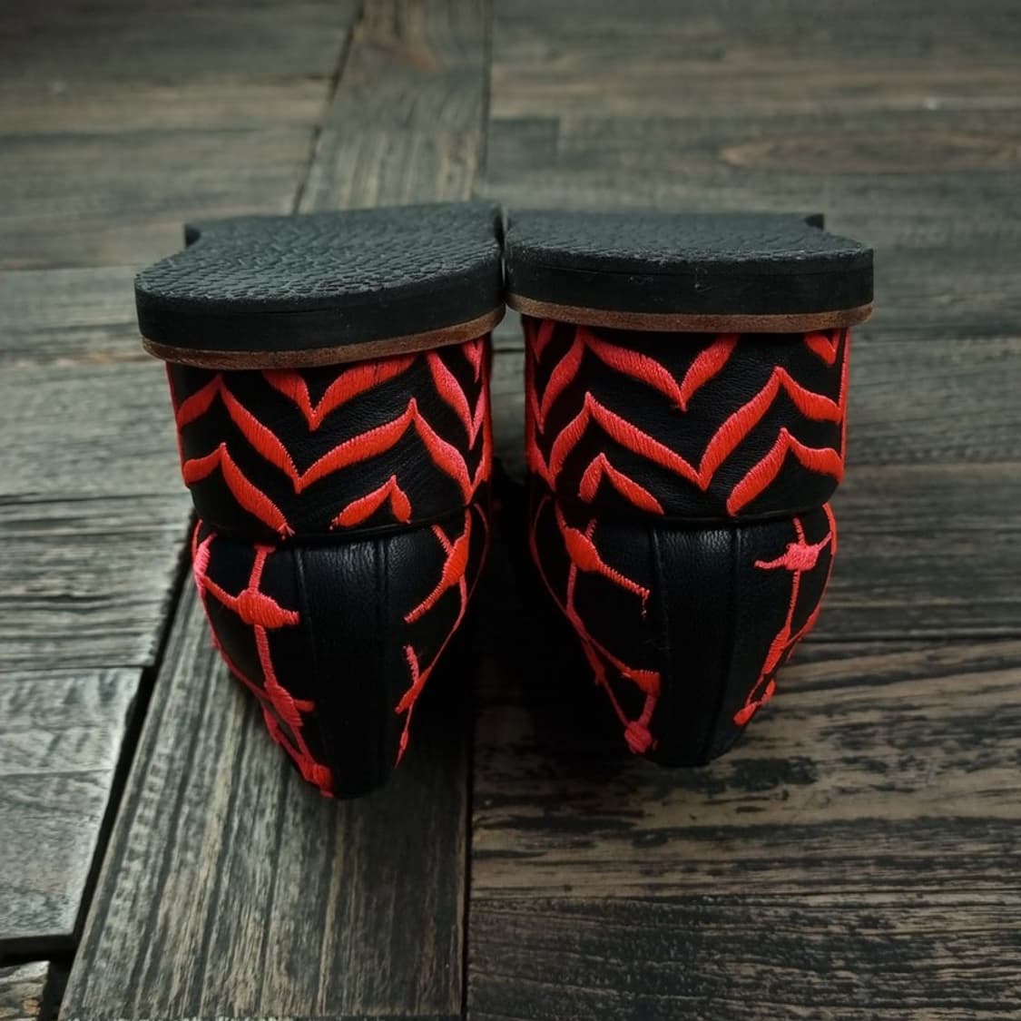 [빈티지] 펑크 플랫폼 통굽 레더 슈즈 M17101 상품이미지6