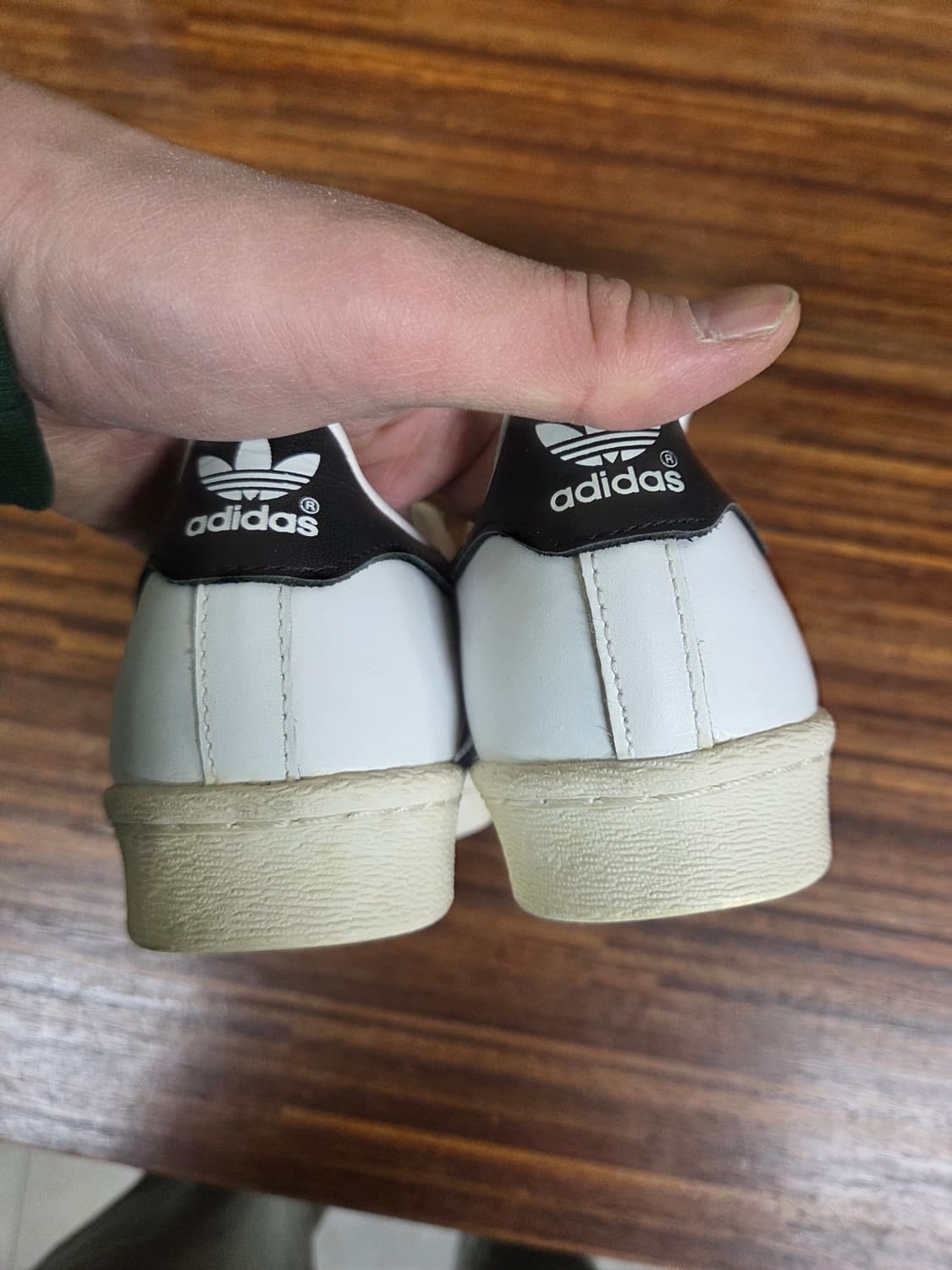 아디다스 80s 슈퍼스타 검흰 220 상품이미지4