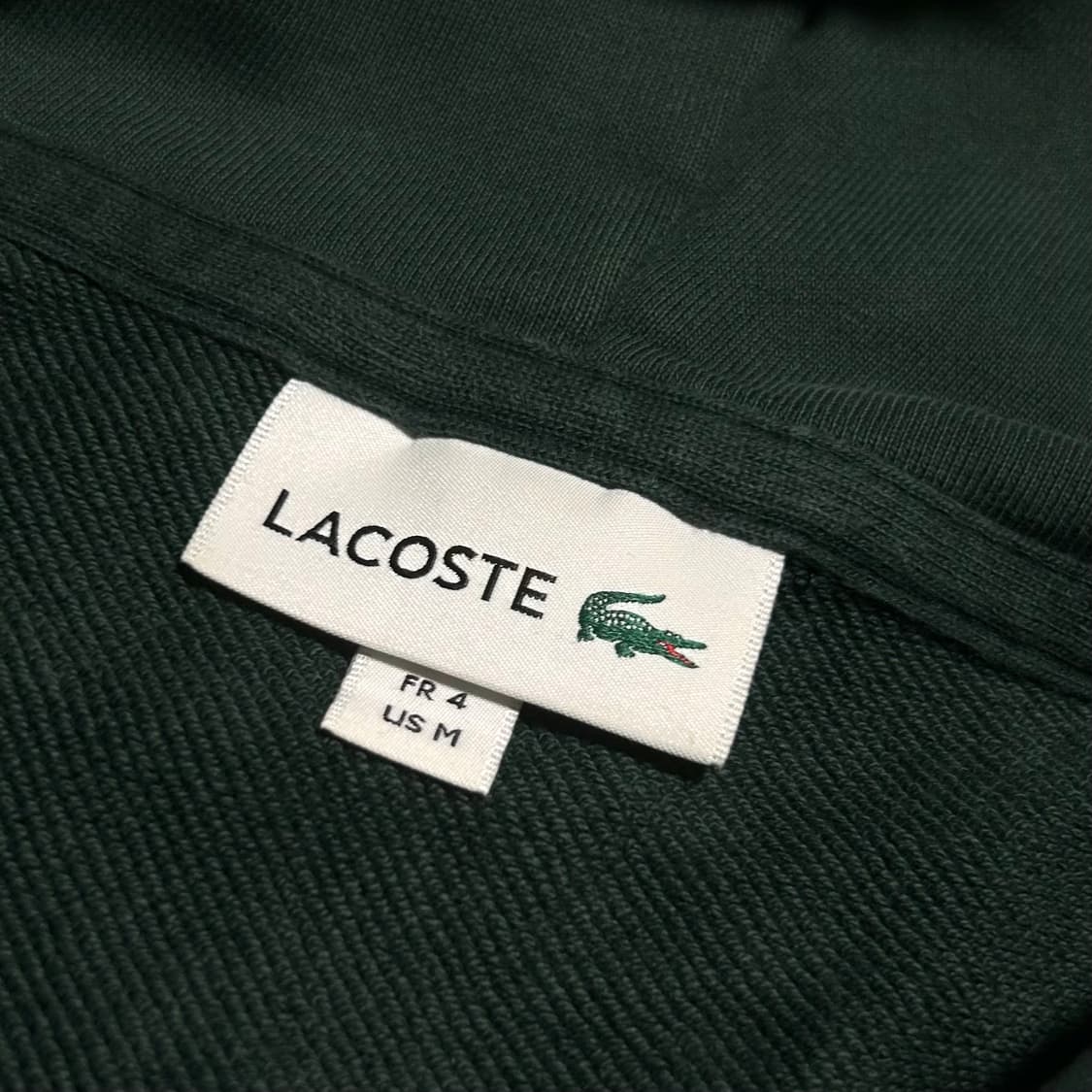 [L] Lacoste 라코스테 그린 베이직 후드티 상품이미지4