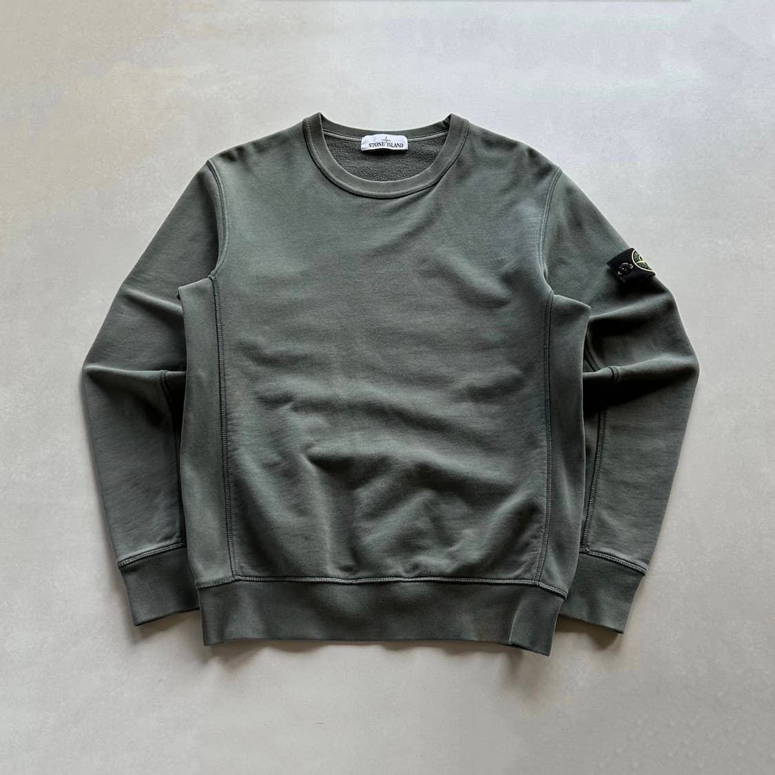 [L]스톤 아일랜드 와펜 오가닉 코튼 맨투맨 상품이미지3