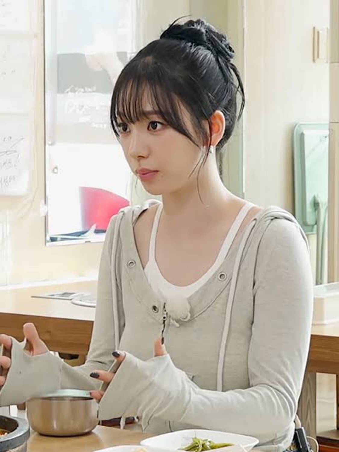 새상품 플리즈노팔로우 플노팔 글렌 딥 유넥 후디 오트밀 상품이미지1